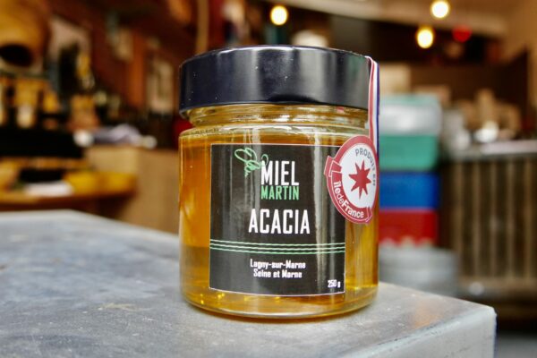 photo pot de miel d'acacia